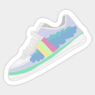 Colorful sneaker Sticker